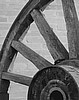 Wagon Wheel B/W